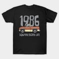 thumbnail image 1 of T-Shirt Unisexe 1986 Cannelle Rétro Voiture Musclée Américaine Histoire Automobile Art, Tailles jusqu'à 3TG, 1 of 4