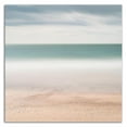 thumbnail image 3 of 18" x 18" Beach Sea Sky by Wilco Dragt - Wall Art Print on Canvas Fabric Beige, 3 of 3