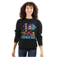 thumbnail image 3 of Airbrushed PACMAN Can't Catch Me Unisex Plus Size Sweatshirt Brisco Brands 2X, 3 of 5