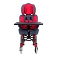 thumbnail image 2 of Silla de Ruedas P.C.I | Carriola PCI, Marco de Aluminio, Respaldo Reclinable, Cinturón de Seguridad, Color Rojo, Soporta hasta 75 Kg, 2 of 9