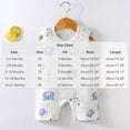 thumbnail image 3 of Avtoify Toddler Rompers, Toddler Sleeveless Romper Print Jumpsuit with Snap Closure, 3 of 5