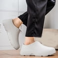 thumbnail image 3 of Chef Shoes Men Women Nonslip Kitchen Work Shoes Closed Toe Waterproof Slip on Clogs Lightweight Garden Shoes Gray Size 9, 3 of 7
