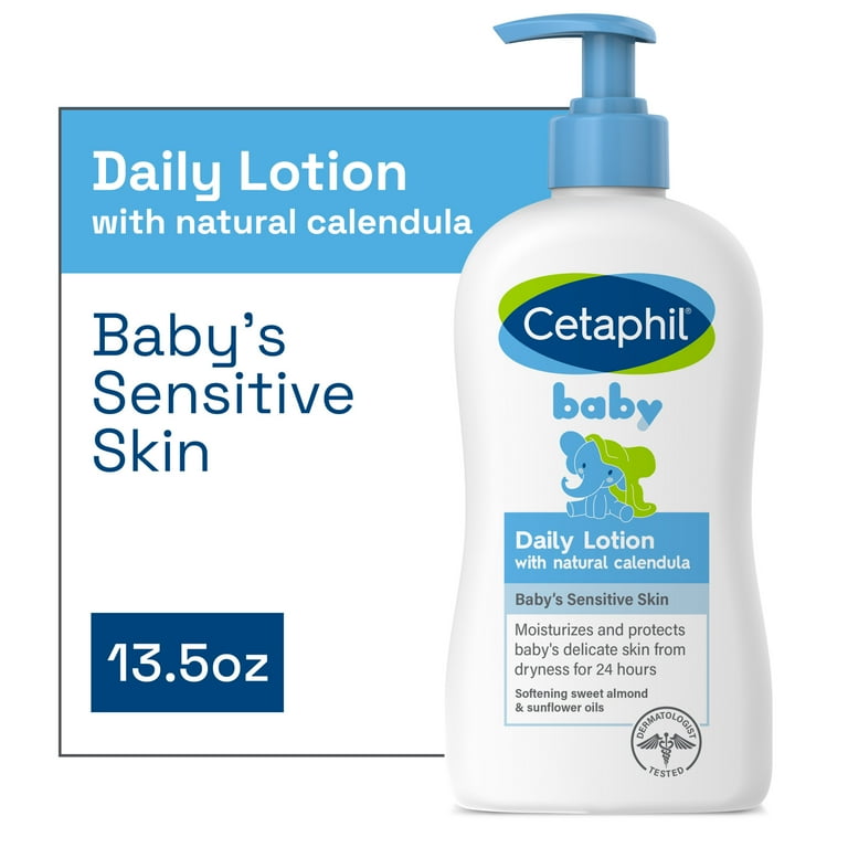 pack) Cetaphil Baby Daily Lotion with Organic Calendula, Sweet
