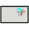 thumbnail image 2 of PinPix 24x14 Custom Cork Bulletin Board Peaks Modern Pattern Grey Poster Board Has a Fabric Style Canvas Finish, Framed in Peaks Modern Pattern Grey, by ArtToFrames (PinPix-1794), 2 of 6