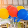 thumbnail image 4 of 100 Pcs Thickened Plastic Balloon Stick Holders with Cups for Party Decorations, Milk-White Durable Support, 4 of 5