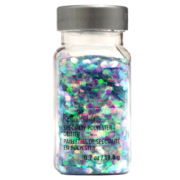 Recollections Iridescent Mix Specialty Glitter, 0.7oz., 12 Pack