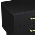 thumbnail image 4 of Pemberly Row 20" Two-Drawer Side Table in Black, 4 of 4