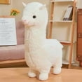 thumbnail image 2 of TEAMD 11 Inches Llama Stuffed Animal Llama Plush Stuffed Alpaca Plushie Stuffed Llama Alpaca Plush for Doll（white）, 2 of 7