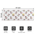 thumbnail image 5 of White Cow Happy Pattern Door Rugs,Washable Non Slip Door Mats Indoor,Decorative Door Mats,Entry Mat Indoor for Entrance,Bedroom,Kitchen,Bathroom,16"x47", 5 of 6
