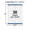 Avery EcoFriendly File Folder Labels, 2/3" x 37/16", 750 Printable