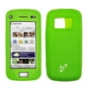 Premium Neon Green Soft Silicone Gel Skin Cover Case for Nokia N97 [Accessory Export Packaging]