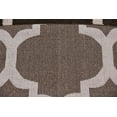 thumbnail image 3 of Unique Loom Trellis Collection Area Rug - Philadelphia (8' Round Chocolate Brown/Beige), 3 of 11