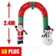 thumbnail image 1 of Decoración navideña para exteriores, muñeco de nieve inflable de Papá Noel, modelo de árbol de Navidad grande de 1,2 M-2,4 M, juguete para decoración del hogar, 1 of 4