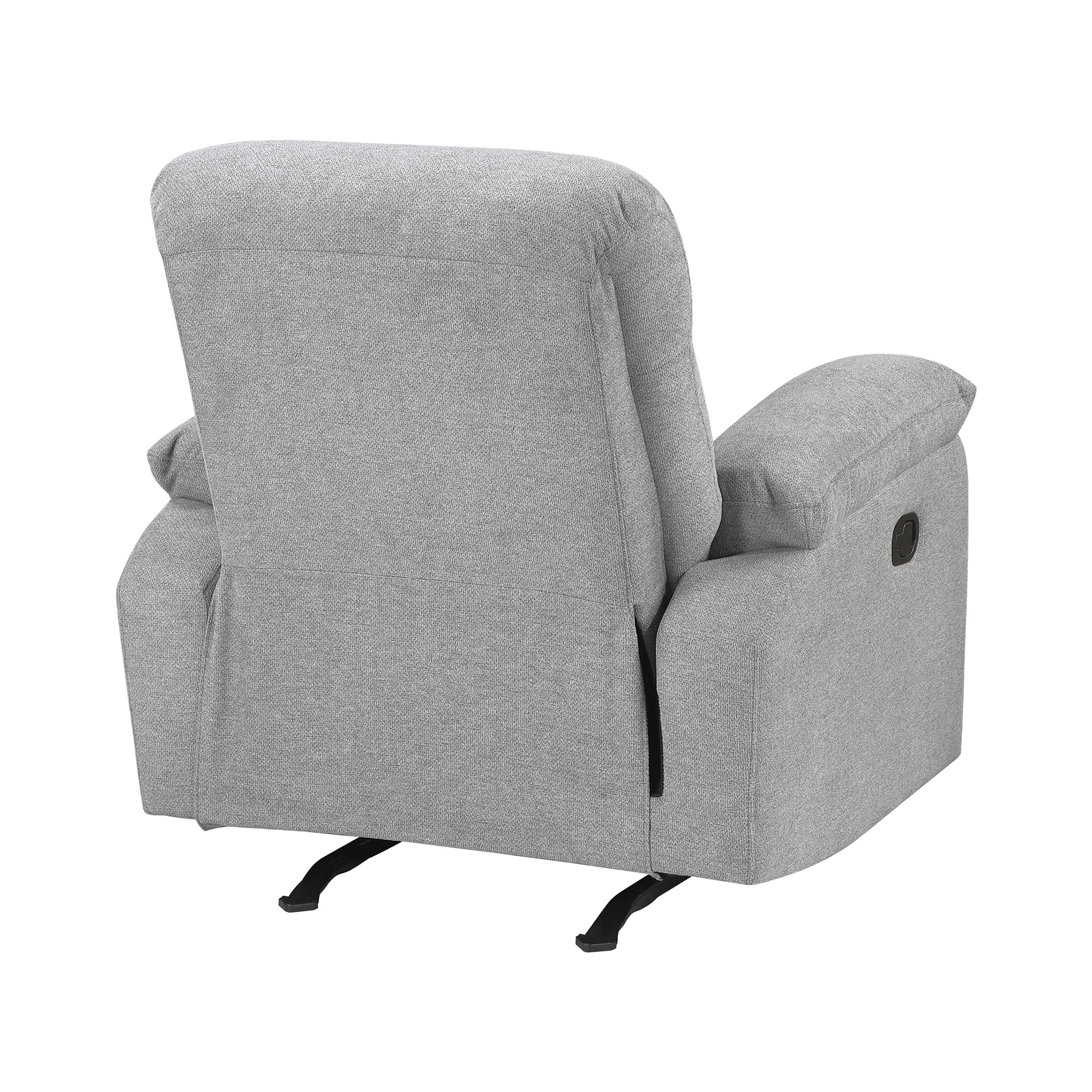 OakvillePark Havenlock Chenille Rocker Reclining Chair, Gray