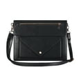 thumbnail image 3 of Allytech Handbag Case for iPad 9/8/7 Gen 2021/2020/2019 with Card Slots Zipper Pocket Kicktand Function Crossbody Shoulder Strap Handstrap Phone Bag Case for iPad 10.2 2021/2020/2019,Black, 3 of 8