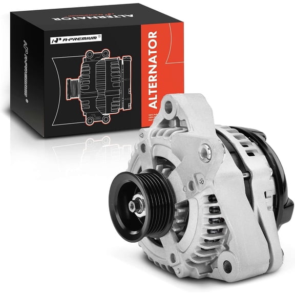 A-Premium Alternator Compatible with Toyota Tundra 2004-2009 V8 4.7L, 12V 100A 6-Groove Pulley Clockwise, Replace# 270600F060