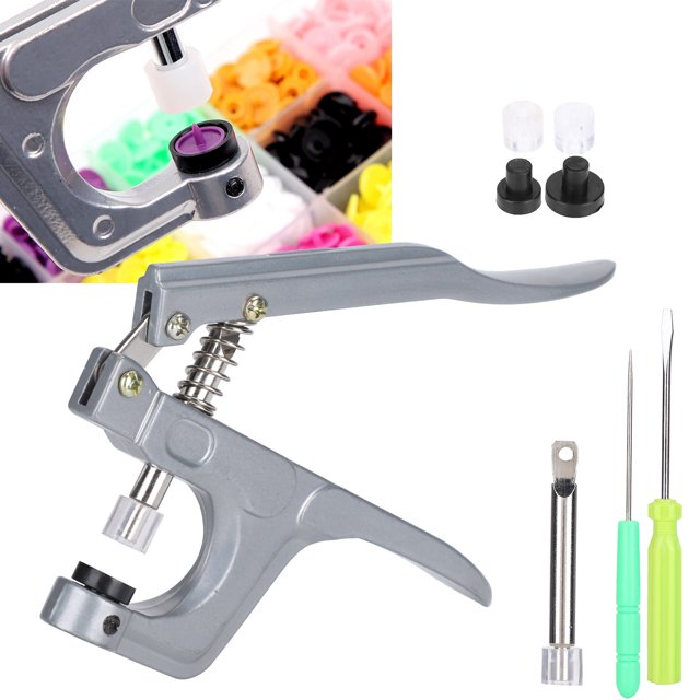 Kit de alicates para broches alicates para broches para ropa alicates duraderos para cierres a presión herramienta de costura para instalación de manualidades resistente para ANGGREK Otros