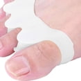 thumbnail image 1 of Separador de dedos 4 pares separador de dedos Gel de sílice separador de 2 dedos corrección juanete alivio del dolor herramienta ortopédica Anggrek Otros, 1 of 8