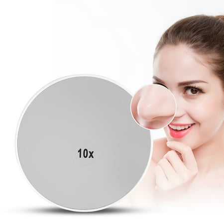 VBESTLIFE Vanity Mirror,Cosmetic 10x Magnification Magnifying Magnified Vanity Mirror Portable Makeup Beauty Tool Magnified Mirror