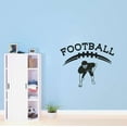 thumbnail image 2 of Boys Football Active Sports Wall Decal Decoration Football Wall Decal for Boy's Room Decor Art Lasts Years and Easily Removable - Size: 20 In(W) x 16 In(H), 2 of 5