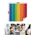 thumbnail image 4 of Rainbow Striped Cloth Napkins Set of 4 Reusable Dinner Napkins, Colorful Gradients Modern Abstract Art Cocktail Napkin Washable Table Napkins for Wedding/Holiday Party/Baby Shower 20"x20", 4 of 7