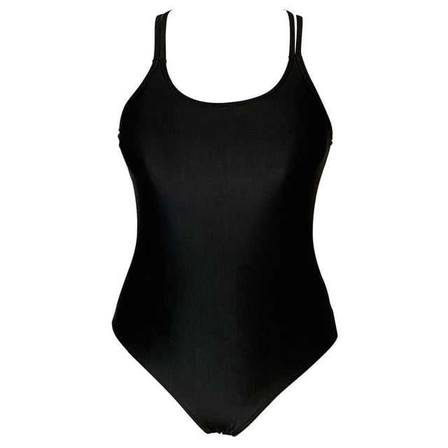 Traje de Baño George para Niña, Completo Negro Talla 14