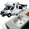 thumbnail image 1 of Fregadero de cocina ANGGREK Empotrado de acero inoxidable 304 para barco, 1 of 8