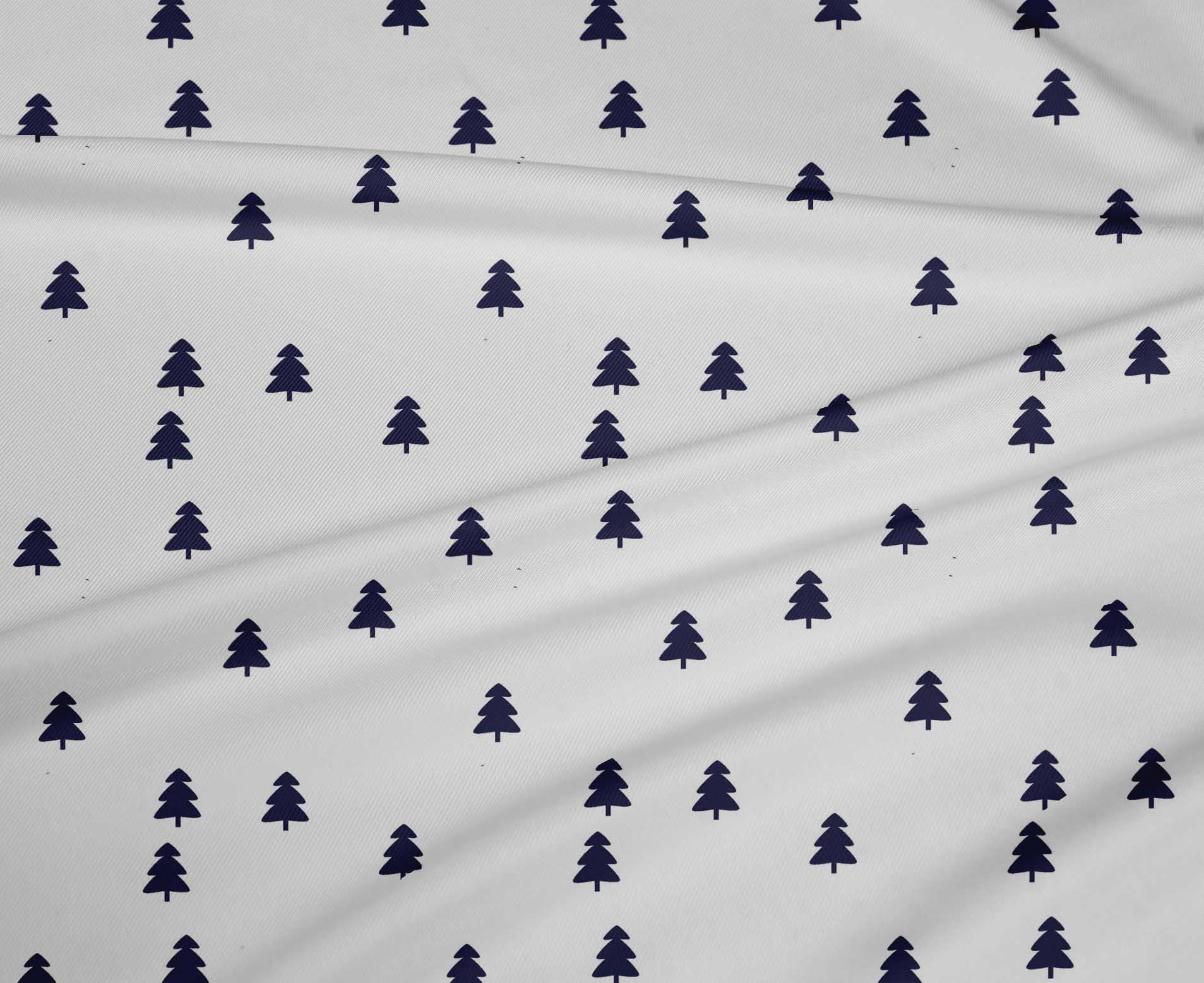 oneOone Polyester Spandex White Fabric Merry Christmas Sewing Fabric By The Yard Printed Diy Clothing Sewing Supplies 56 Inch Wide-4RE