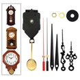 thumbnail image 3 of Kits de mecanismo de movimiento de reloj de reemplazo de reloj de de eje largo DIY 2 juegos de manos Zulema piezas de repuesto del reloj, 3 of 5