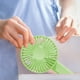 thumbnail image 4 of Mini ventilador de mano recargable por USB | Ventilador de escritorio plegable portátil con 3 velocidades | Ventilador personal para viajes, oficina, escuela y hogar | Rosa o verde, 4 of 8