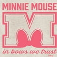 thumbnail image 3 of Disney - Minnie Mouse - In Bows We Trust - Youth Crewneck Fleece Sweatshirt, 3 of 5