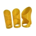 thumbnail image 3 of 3x herramienta cortadora de tubos de espuma, guía de corte de aislamiento de tuberías, accesorios profesionales versátiles y eficientes para el hogar Amarillo, 3 of 8