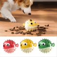 thumbnail image 2 of Dog Leakage Food Ball Fish Shape Molar Bite Resistant Toys Green, 2 of 5