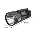 thumbnail image 7 of figatia Super Bright LED Flashlight, High Lumens Torch Light, Floodlight, Solar Flashlight for Hunting, Emergencies, Garden, Sports, 7 of 7