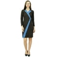 thumbnail image 2 of Bimba Women's Elegant Long Sleeve Bodycon Dress Designer Dresses, 2 of 9