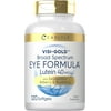 Broad Spectrum Eye Health Vitamins | 120 Softgels | with Lutein 20mg, Zeaxanthin, Bilberry and Blueberry | by Carlyle