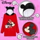 thumbnail image 2 of Manta con capucha Disney para adolescentes Minnie Mickey Stitch Red, 2 of 7