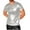 Silver, variant on FNFYFH Men's Shiny T-Shirts Short Sleeve Tees Sparkly Shirts Glossy Summer Tops Black,S