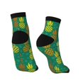thumbnail image 4 of Bingfone Pineapples1 Design Patterned Men'S Women'S Casual Cotton Socks, 4 of 9