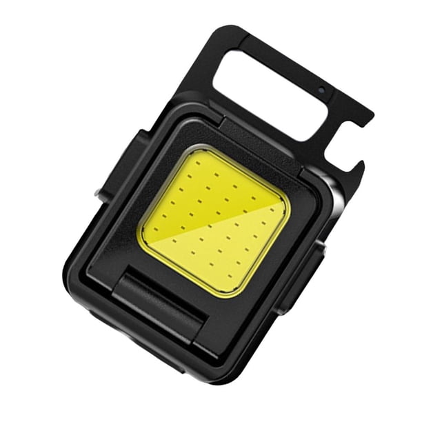 COB LED Mini llavero luz 7 modos 1000LM linterna para acampar al aire libre senderismo