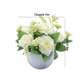 thumbnail image 3 of WZXPWT Decorative Fake Flower, Stylish Simulation Blooms with Realistic Texture, Elegant Indoor Plastic Bouquet, Beautiful Potted Floral Arrangement, 3 of 6