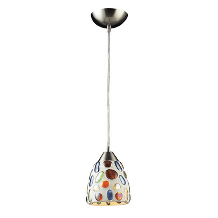 

Pendants 1 Light LED With Satin Nickel Finish 6 inch 12.5 Watts - World of Lamp