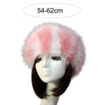 thumbnail image 6 of Eoperou Winter Women Hat Colorful Thickened Empty Top Short Plush Windproof Faux Fur No Brim Headband Headdress for Photograph, 6 of 8