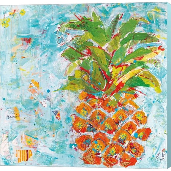 Pineapple Bright by Kellie Day, Canvas Wall Art