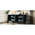 thumbnail image 2 of Modern 4-door Sideboard With Convex Pattern - Navy, Versatile Elegance In Navy Doors And Function, 2 of 7