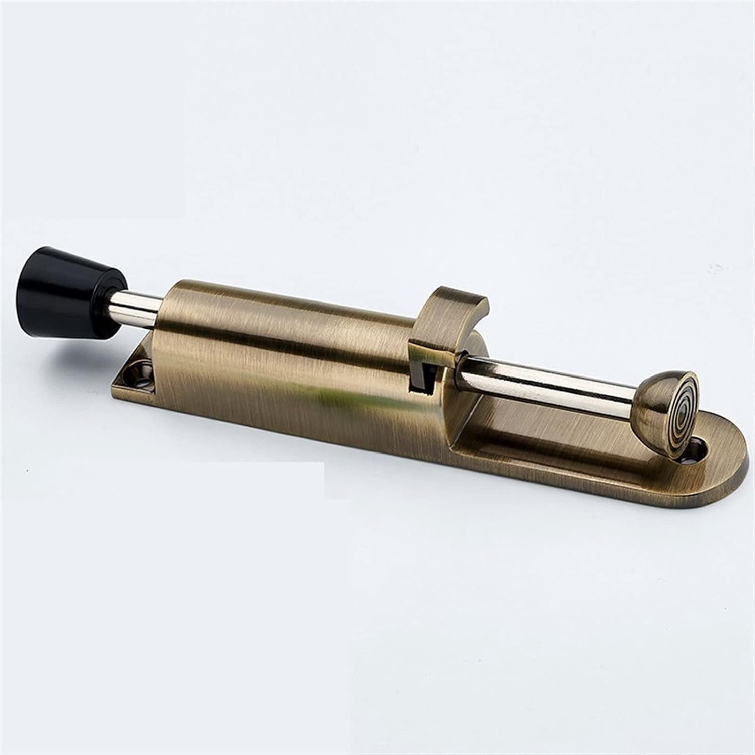 Zinc Alloy Foot-Operated Lever Door Stops Adjustable Kickdown Bronze Door Holder Door Stop Hardware Door Buffer Fittings 1Pcs