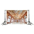 thumbnail image 2 of GreenDecor Museum Backdrop 7x5ft Photography Background European Building Pillar Hall Marble Floor Dome Video Studio Props Children Portraits, 2 of 5