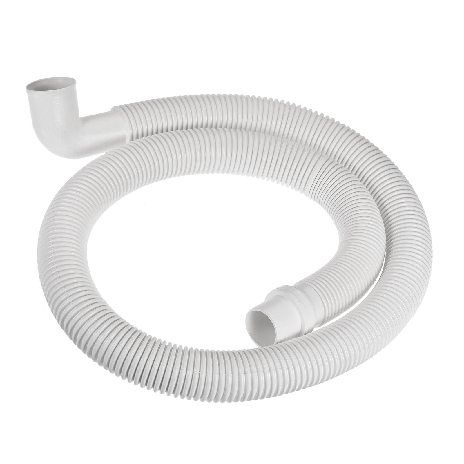 Uxcell Washing Machine Drain Hose, 31mm Inner Dia 1.24M Length Pipe Extension White