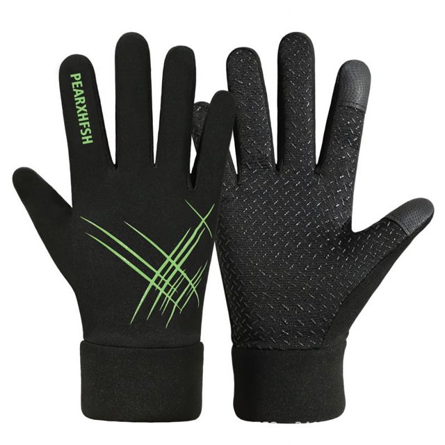 Guantes de montar para hombre de otoño e invierno, guantes antidesgaste y de terciopelo, guantes deportivos, guantes para mujer resistentes al frío y a las salpicaduras de agua, con pantalla táctil