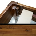 thumbnail image 6 of Acacia Mervyn Solid Wood Bed Frame Without headboard Queen Caramel, 6 of 7
